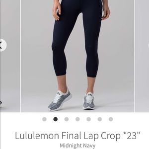 Lululemon Final Lap Crop size 8